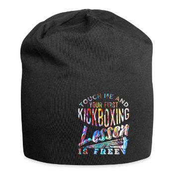 Kickboxen - Jersey-Beanie - Schwarz - Vorne