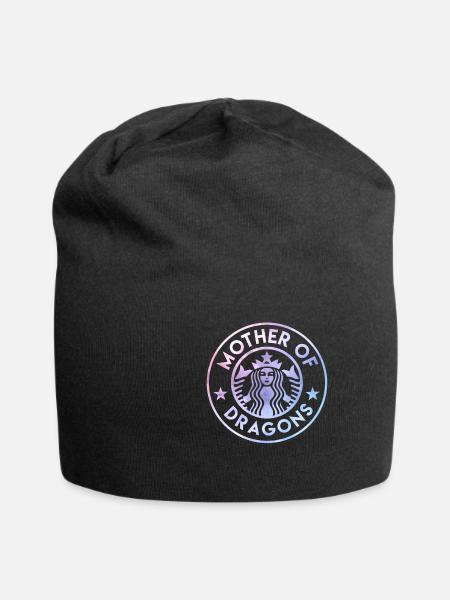 Muttertag Dragons - Jersey-Beanie - Schwarz