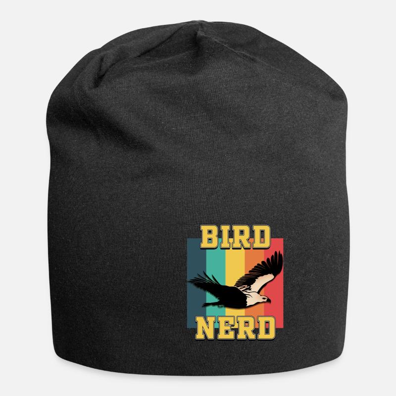Bird NERD - Jersey-Beanie - Schwarz