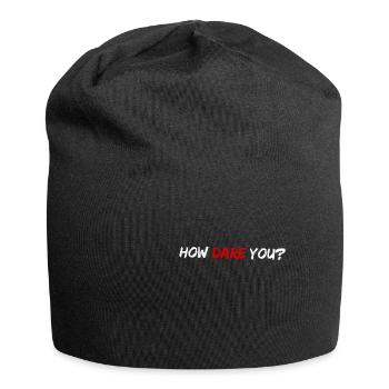 COMMENT OSEZ-VOUS le changement climatique - Bonnet en jersey - noir - Devant
