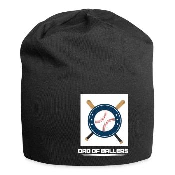 Vater von Ballers Baseball Fan Vater Ballers Softb - Jersey-Beanie - Schwarz - Vorne