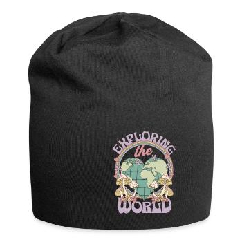 Exploring The World Earth Day - Jersey Beanie - black - Front