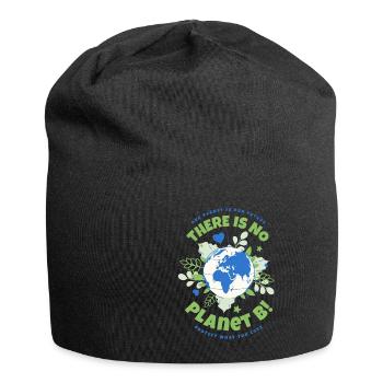 Il n’y a pas de Jour de la Terre de la planète B - Bonnet en jersey - noir - Devant