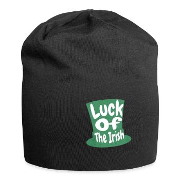 Irish Luck Embrace Celtic Charm & Tradition - Jersey-Beanie - Schwarz - Vorne