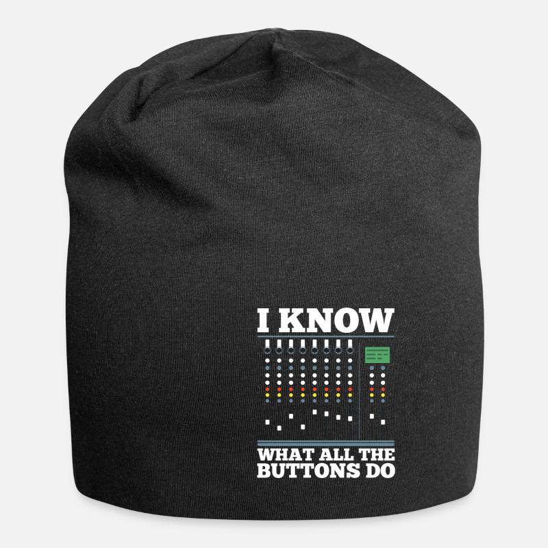 sound engineer - Jersey Beanie - black