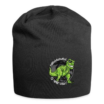 T-Rex Tyrannosaurus Costume Dino Boy Gift - Jersey Beanie - black - Front