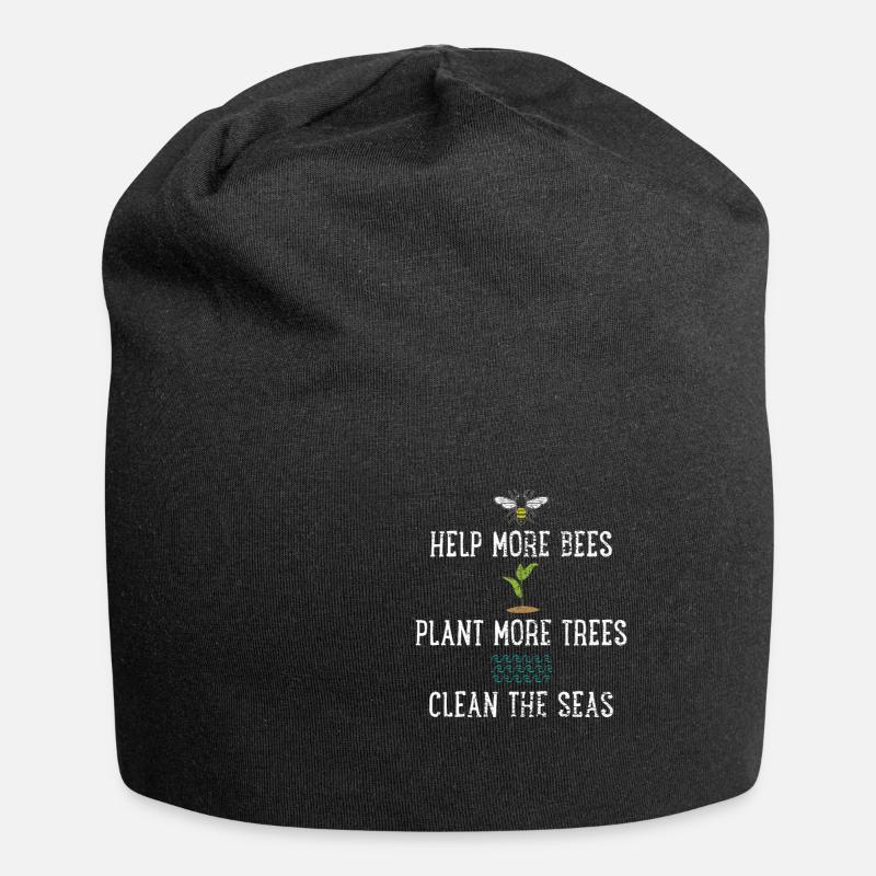 Naturschützer - Jersey-Beanie - Schwarz