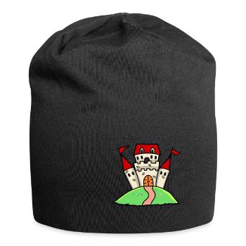 Château Ritterburg Château Forteresse Ritterburg enfants - Bonnet en jersey - noir - Devant