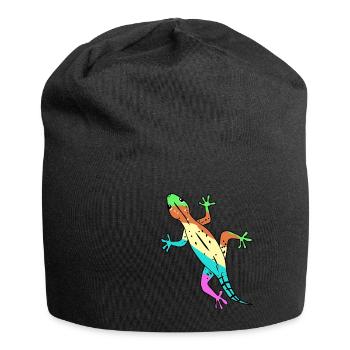 Lizard Gecko Zoology Wildlife Amphibian Amphibian - Jersey Beanie - black - Front