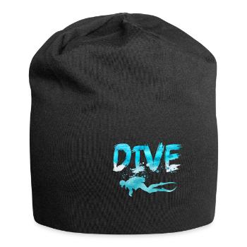 Diver Dive Divemaster Diving Diver Sea - Bonnet en jersey - noir - Devant