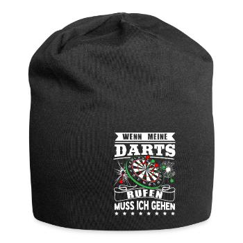 When calling my darts I have to go dart - Jersey Beanie - black - Front