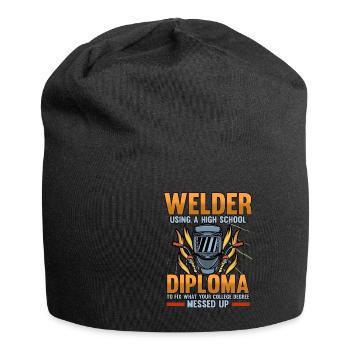 Soudeur Welder Sueur Drôle profession - Bonnet en jersey - noir - Devant