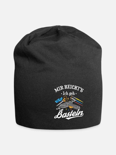 Mir Reicht's Ich Geh Basteln Hobby Lustiger Bastle - Jersey-Beanie - Schwarz