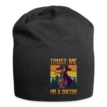 Krankenschwester Arzt Gesundheitswesen Beruf - Jersey-Beanie - Schwarz - Vorne