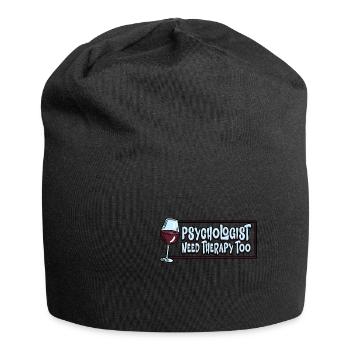 Psychologue Thérapeute Thérapie Psychologue Profession - Bonnet en jersey - noir - Devant