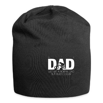 MTB Dad Just Like Normal Dad But Much Cooler - Jersey-Beanie - Schwarz - Vorne