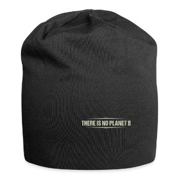 There Is No Planet B Earth Day Anniversary - Jersey Beanie - black - Front