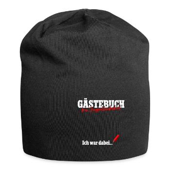 Gästebuch Junggesellinnenabschied - Jersey-Beanie - Schwarz - Vorne