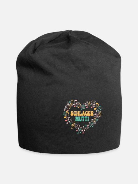 Schlagerparty Schlager Mutti - Jersey-Beanie - Schwarz