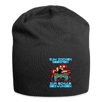 Jeux de hasard Né à l’école - Bonnet en jersey - noir - Devant