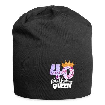 Il y a 40 ans, j’étais le 40 le plus rapide. - Bonnet en jersey - noir - Devant
