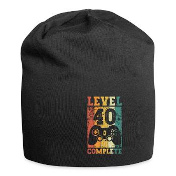 Il y a 40 ans, j’étais le 40 le plus rapide. - Bonnet en jersey - noir - Devant