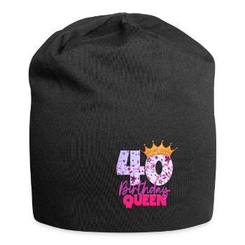 Il y a 40 ans, j’étais le 40 le plus rapide. - Bonnet en jersey - noir - Devant