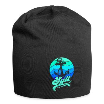 Sylt - Jersey-Beanie - Schwarz - Vorne