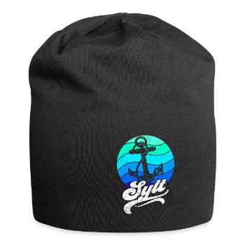 Sylt - Jersey-Beanie - Schwarz - Vorne