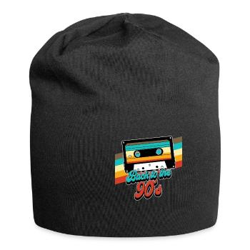 Retour des années 90 aux années 90 - Bonnet en jersey - noir - Devant