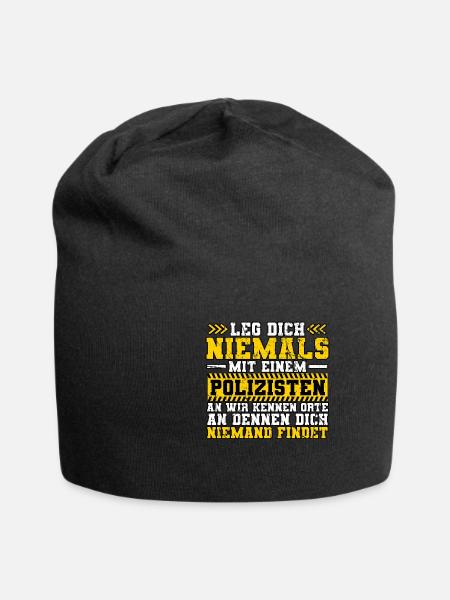 Polizist Polizei - Jersey-Beanie - Schwarz