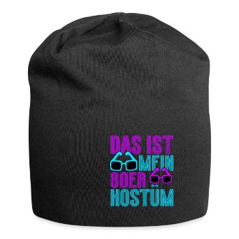 80er Jahre Das Ist Mein 80er Kostüm - Jersey-Beanie - Schwarz - Vorne