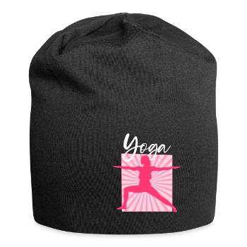Yoga - Jersey-Beanie - Schwarz - Vorne