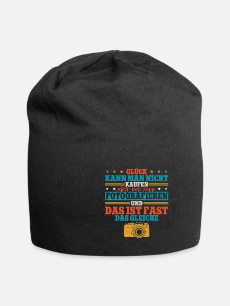 Fotografieren Fotografen - Jersey-Beanie - Schwarz