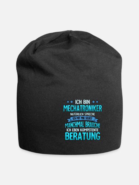 Mechatroniker - Jersey-Beanie - Schwarz