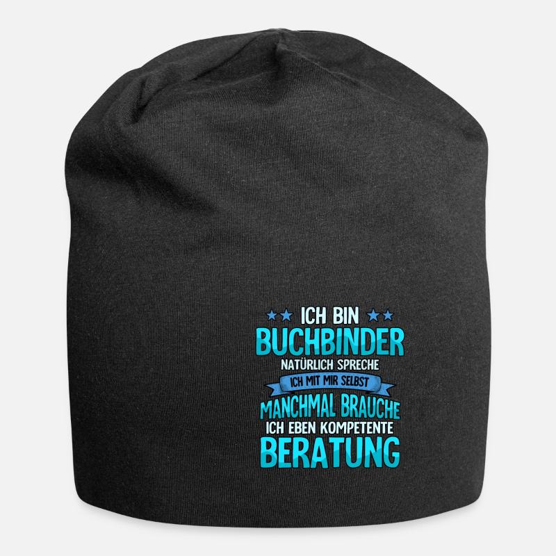 Buchbinder - Jersey-Beanie - Schwarz