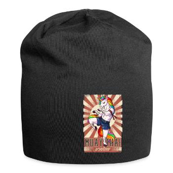Muay Thaï - Bonnet en jersey - noir - Devant
