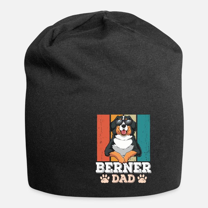 Berner Dad - Jersey-Beanie - Schwarz