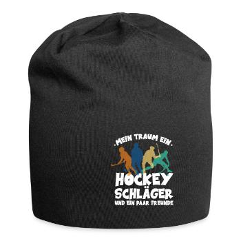 Hockey Traum Hallenhockey Hockeyspiel Spieler - Jersey-Beanie - Schwarz - Vorne