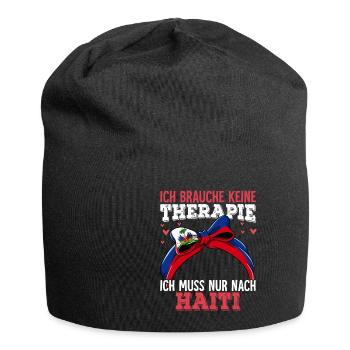 Haiti - Jersey-Beanie - Schwarz - Vorne