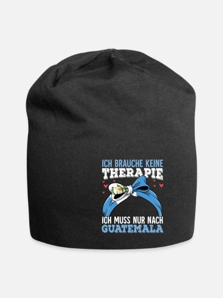 Guatemala - Jersey-Beanie - Schwarz