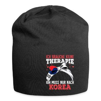 Korea - Jersey-Beanie - Schwarz - Vorne