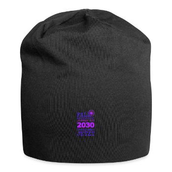 completed in 2030 - Jersey Beanie - black - Front