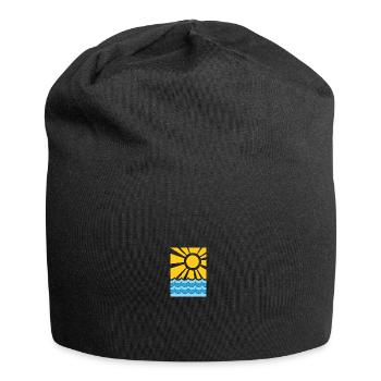 Sommer - Jersey-Beanie - Schwarz - Vorne