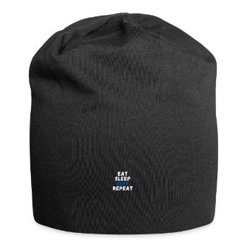 Eat Sleep Surf Repeat - Surfer's Life - Jersey Beanie - black - Front