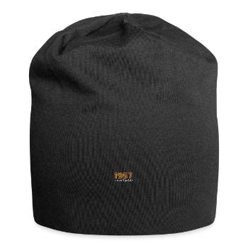 1957 Vintage Meilenstein Retro - Jersey-Beanie - Schwarz - Vorne