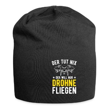 Der Tut Nix Der Will Nur Drohne Fliegen Drohnen - Jersey-Beanie - Schwarz - Vorne