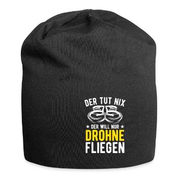 Der Tut Nix Der Will Nur Drohne Fliegen Drohnen - Jersey-Beanie - Schwarz - Vorne