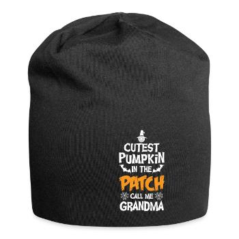 Sweetest pumpkin in the field Halloween - Jersey Beanie - black - Front