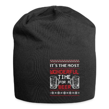It's the best time for a beer - Jersey Beanie - black - Front